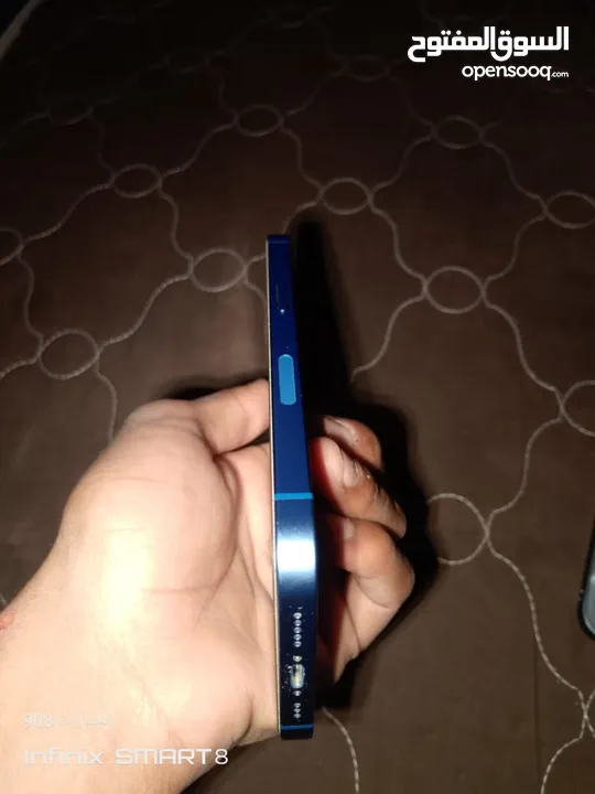 ايفون 13 وارد امريكي 128GB بطارية 83 الجهاز بالصلاه على النبي مش مفتوح ولا مصلح ابدا على الفحص