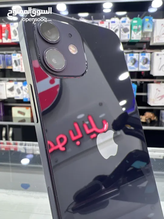 iPhone 12 (64 GB) ايفون 12 مستعمل  بحالة جيدة جدا بطارية اصلية 99٪؜  فاصل بصمة الوجه فقط لا غير