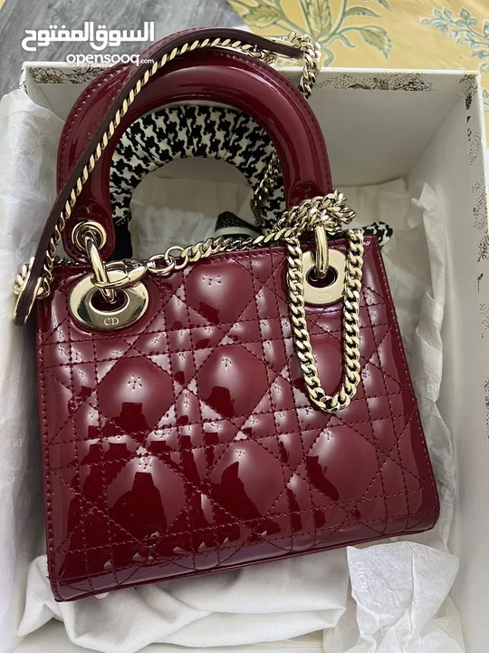 Lady Dior cherry red