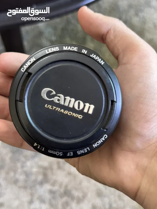عدسات للبيع وشنتة وميموري عدسة 50mm 1.4 وعدسة 28/80