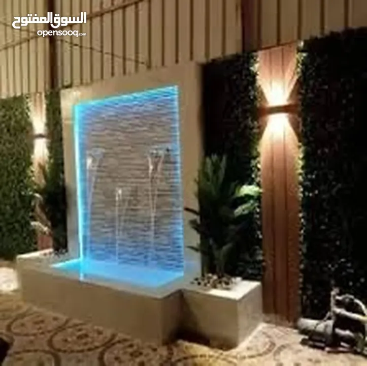 تصميم نوافير ماء جدارية عصرية دقة في العمل والمواعيد استشارة مجانية اسعار ممتازة جدا لا للغلاء