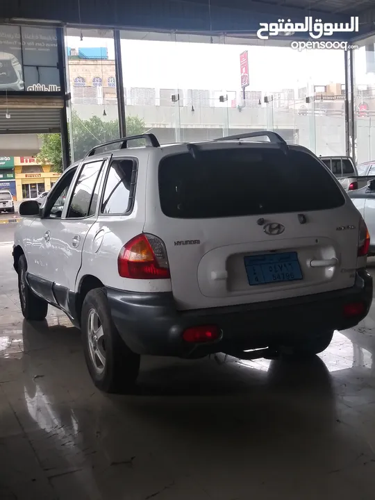 هيونداي سنتافي 2004امريكي،6بسطون مكينيه 2700 سنجل جير تماتيك طاوات كروم