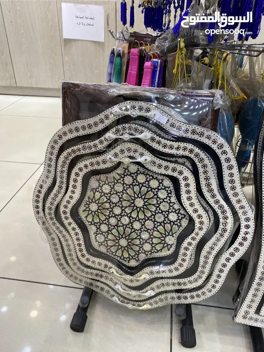 طقم صواني صدف