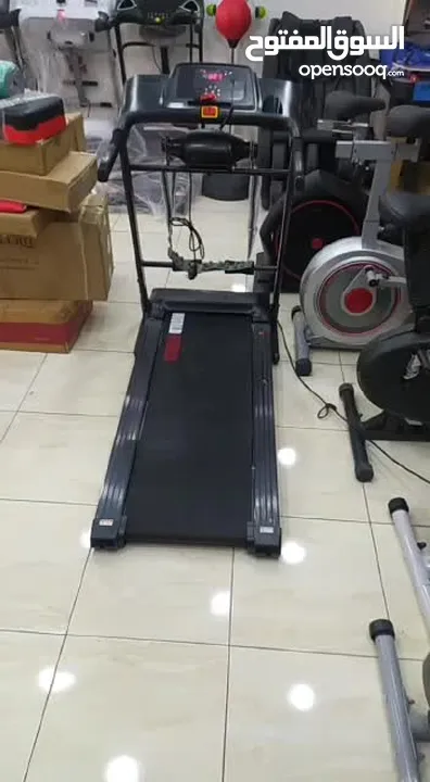 5 هدايا قيمة مع جهاز الجري  الاصلي  Treadmill تردمل جهاز ركض جري رياضية