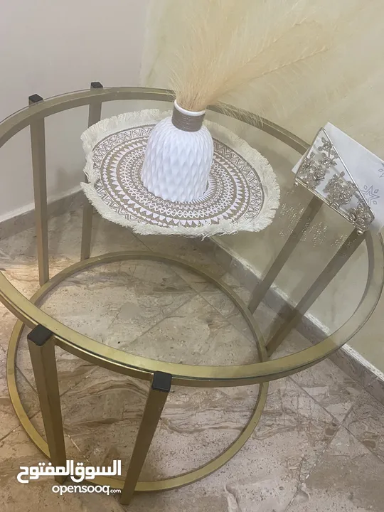 طقم طاولات مستعمل للبيع