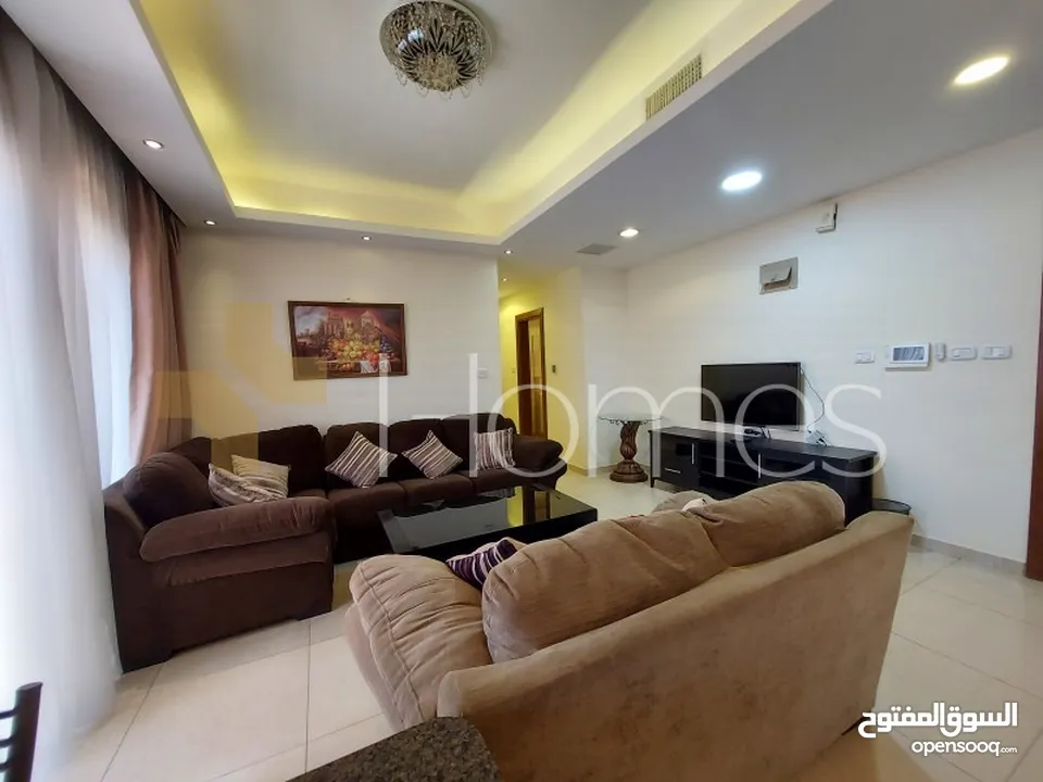 شقة ارضية مفروشة للايجار في عبدون بمساحة 115م