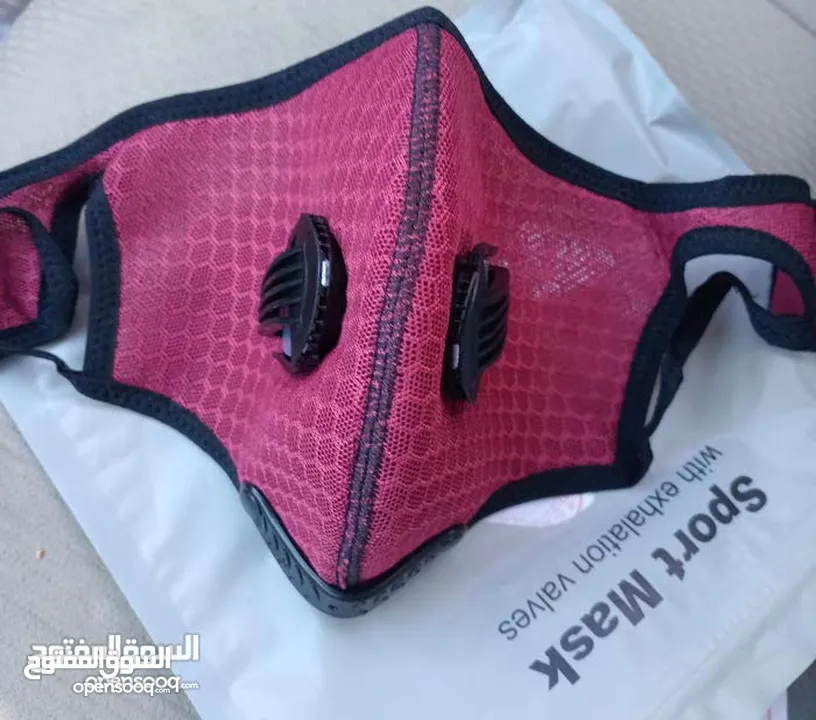 Sport  Mask   قناع رياضي مع صمامات الزفير