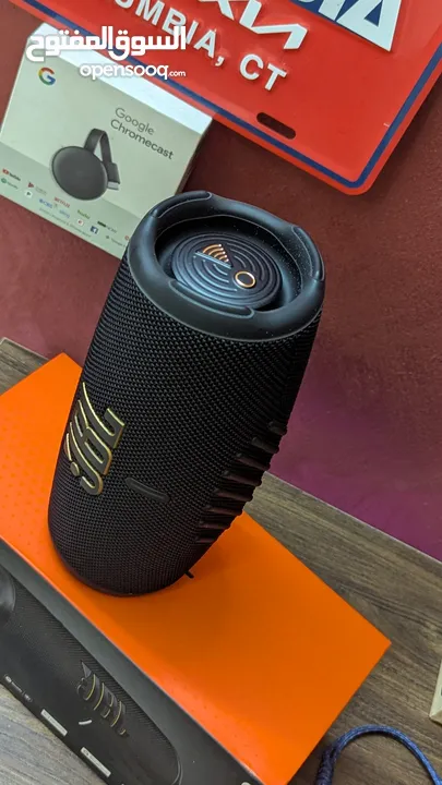 JBL Charge 5 Wi-Fi جديدا استعمل تجربه فقط النسخة الجديدا صوت JBL الأصلي الجريء مع صوت جهير عميق