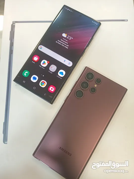 Samsung S22 Ultra 5G  بحالة الوكاااله مش مصلح ابدا  للبيع بسعر مميييز جدا