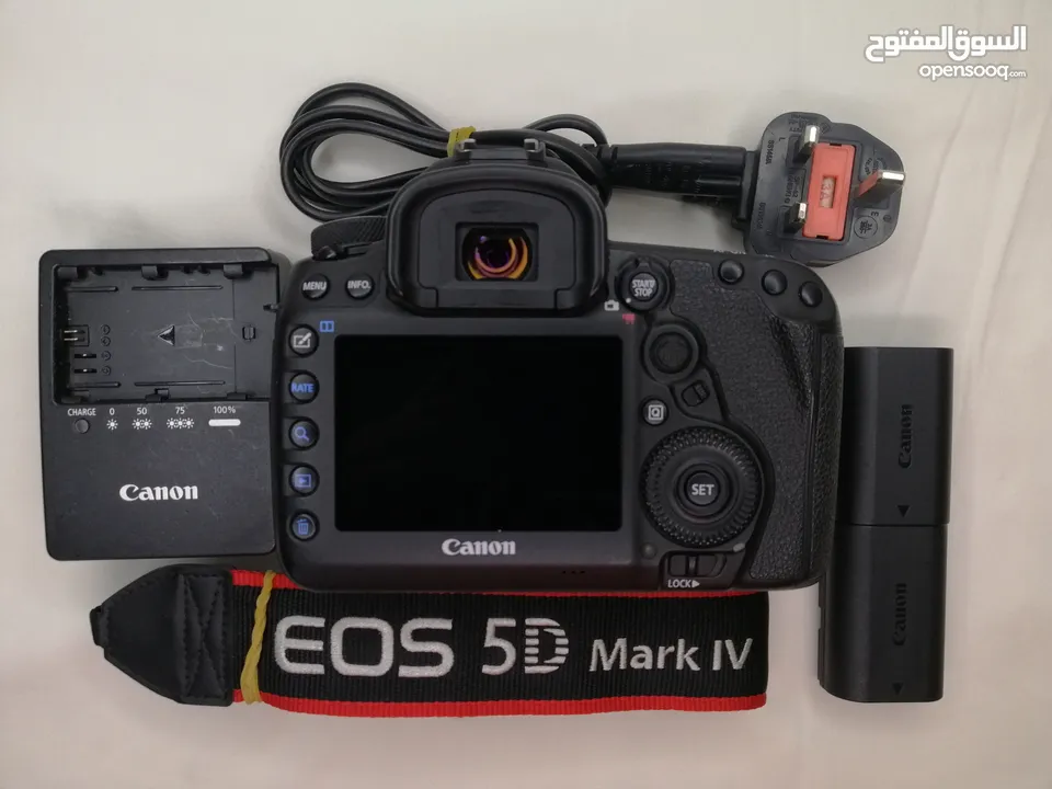 للبيع كامير canon 5d mark 4 -عداد الشتر 27 الف. -الكاميرا وكالة نظيفة جدا استخدام شخصي. (شنتة+بطارية