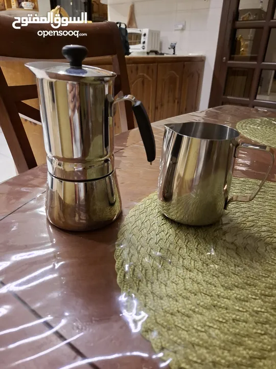 صانعة القهوة ستينلس ستيل ماركة شفلن.