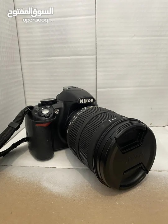 Sigma 18-200 mm f/3.5-6.5 DC OS HSM Lens + Nikon D3100 DSLR Kit — Excellent Conditions