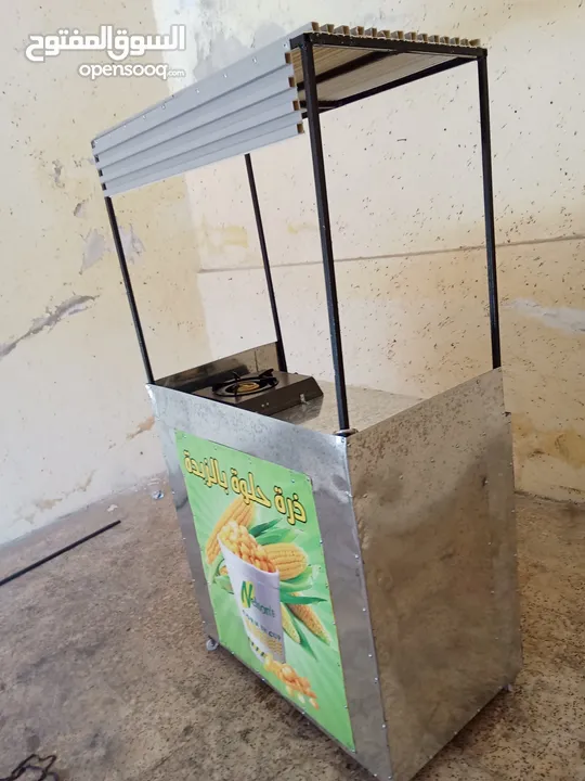 عرباية ذره ومشروبات ساخنه تفصيل يدوي وليس مصانع تجاري للبيع