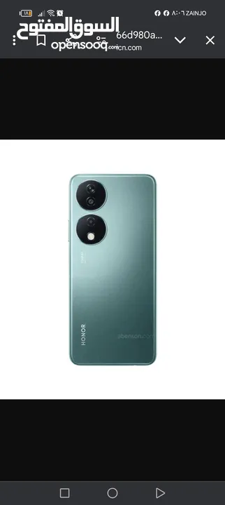 جهاز HONOR X7b سعه التخزين 256ج / 8رام أو التبديل على ايفون 11