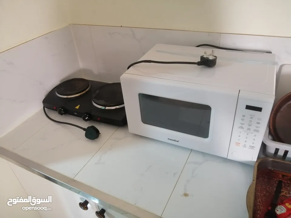 مايكرويف كومفي + ضمان سنتين شبه جديد  قليل الاستعمال  Comfee Microwave + warranty simi new low usage