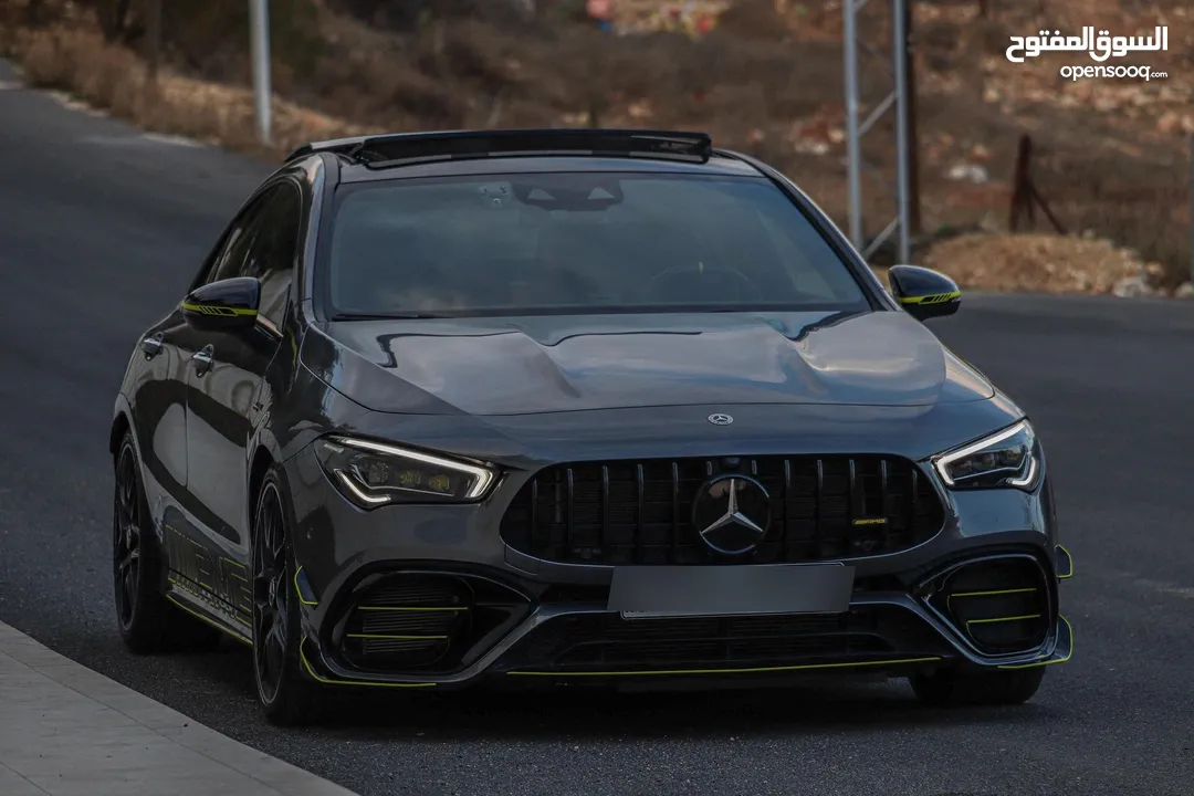 2022 Mercedes Amg Cla45s Clean title  excellent condition ( عقد صيانة بلوكالة)