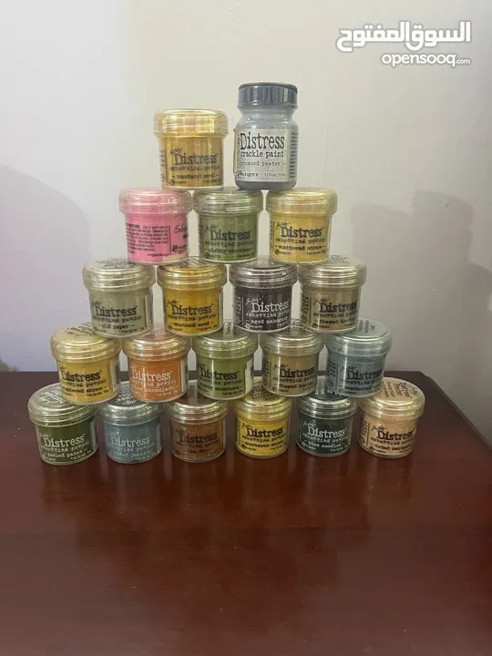 Distress embossing Powderَ للفنون اليدوية