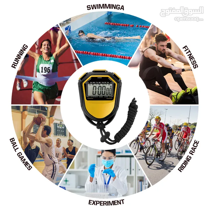 Waterproof Stopwatch  ستوب ووتش