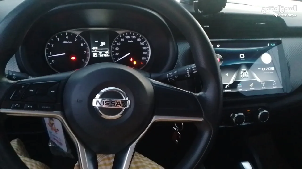 نيسان كيكس اسود 2020  مالك ثاني من الوكيل12750دينار كاش او اقساط
