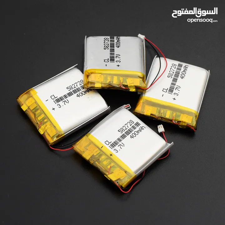 Lipo Battery Rechargeable Lithium Polymer ion Battery 3.7V بطاريات ليثيوم للاجهزة الالكترونية