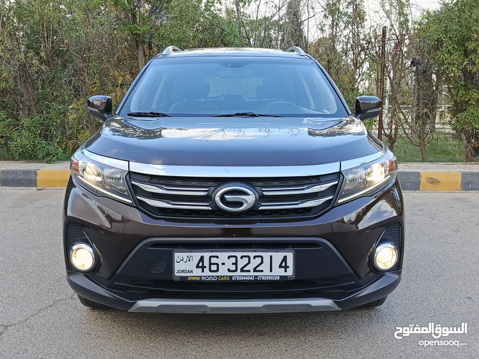 GAC GS3 جاك  موديل 2022 فحص كامل7 جيد ماشية ك 6  الف كيلو غرفة لون بني بحالة الوكالة محرك 1500 cc تي