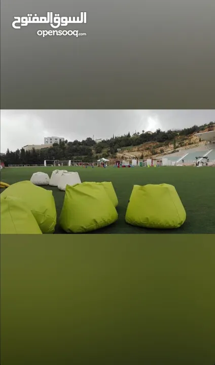 بفات beanbags  لداخل المنزل والحديقة والفنادق والمسابح وللمؤتمرات والمعارض.