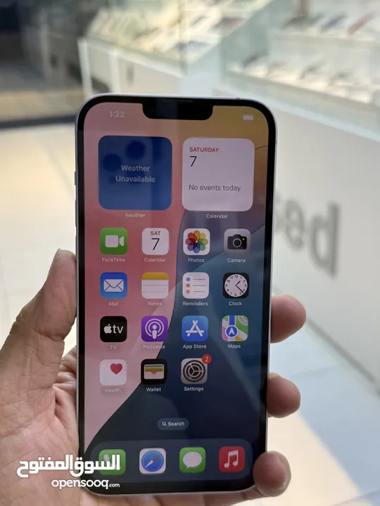 I phone 14 plus 128 gb Used مستعمل شبه جديد مكفول اسبوعين