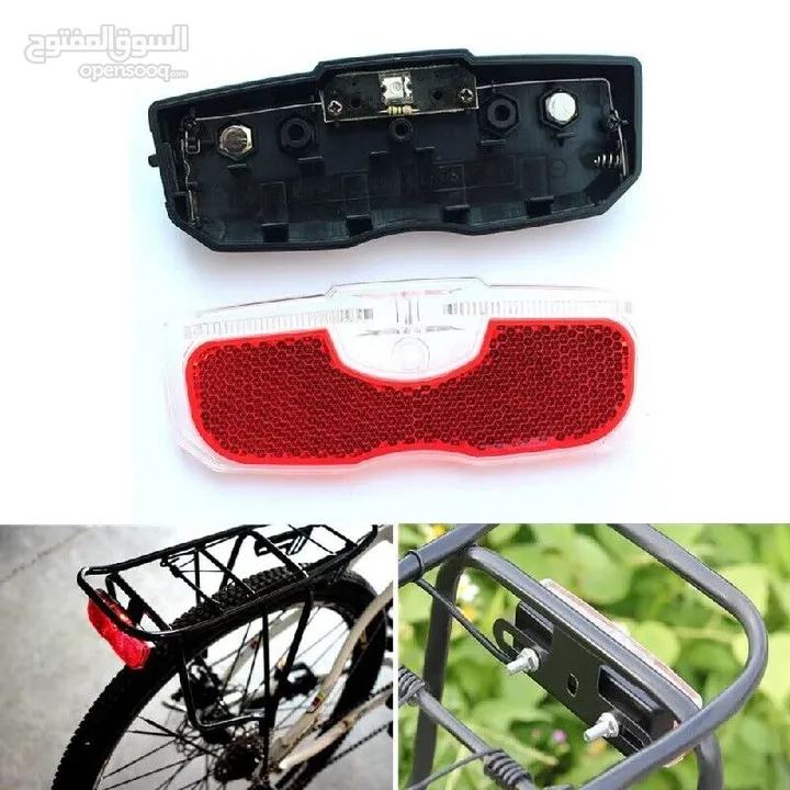Bike Cycling Bicycle Rear Reflector LED Tail Light - 15 JD