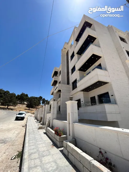 150متر + روف مبني 40 متر + 60 متر ترس خارجي في ضاحية الامير علي مقابل عمان ويفز