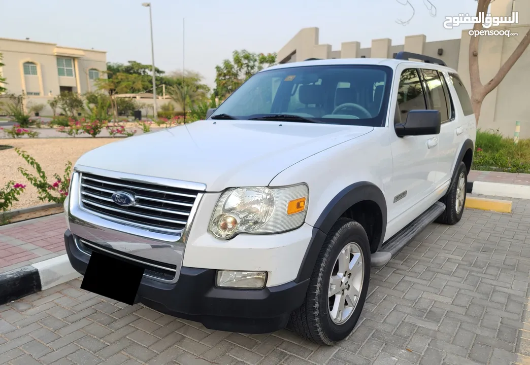 FORD EXPLORER 2007, XLT, LEATHER SEATS, ACCIDENT FREE, GCC