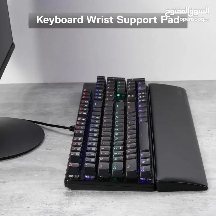 Redragon P037 Meteor L Computer Keyboard Wrist Rest Pad ركاية يد نوعية ممتازة ريدراجون
