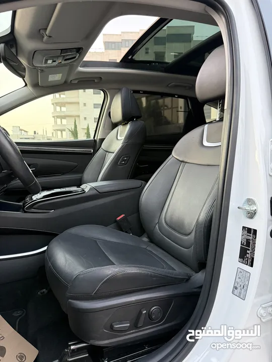 هونداي توسان ترخيص 2022 محرك 1600 هايبرد plug in/يقطع على الشحنه 65 كيلو متر 271 حصان