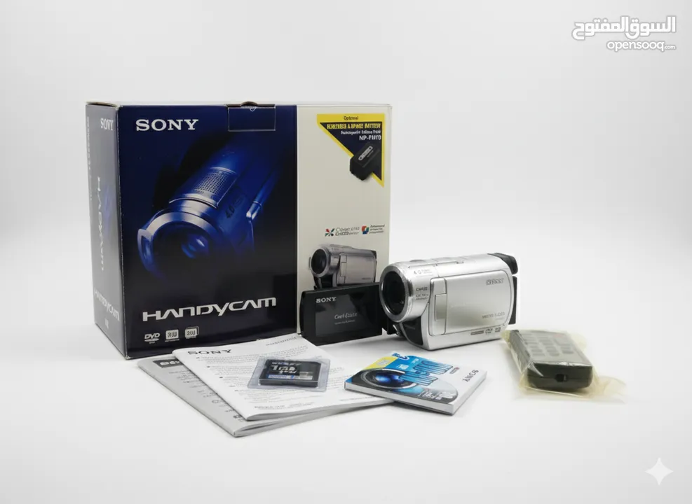 كاميرا جديدة من شركة Sony (الإصدار قديم) Handycam DCR-DVD808E باقي التفاصيل ف الوصف