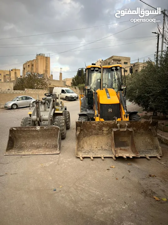 حفار مع جكJCBوجرافة صغير للايجار