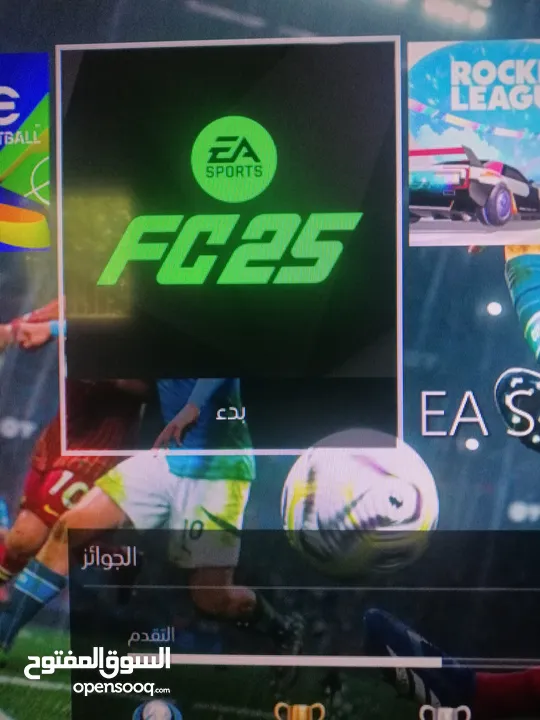 لعبه FC25 ب شكل حساب على PS4