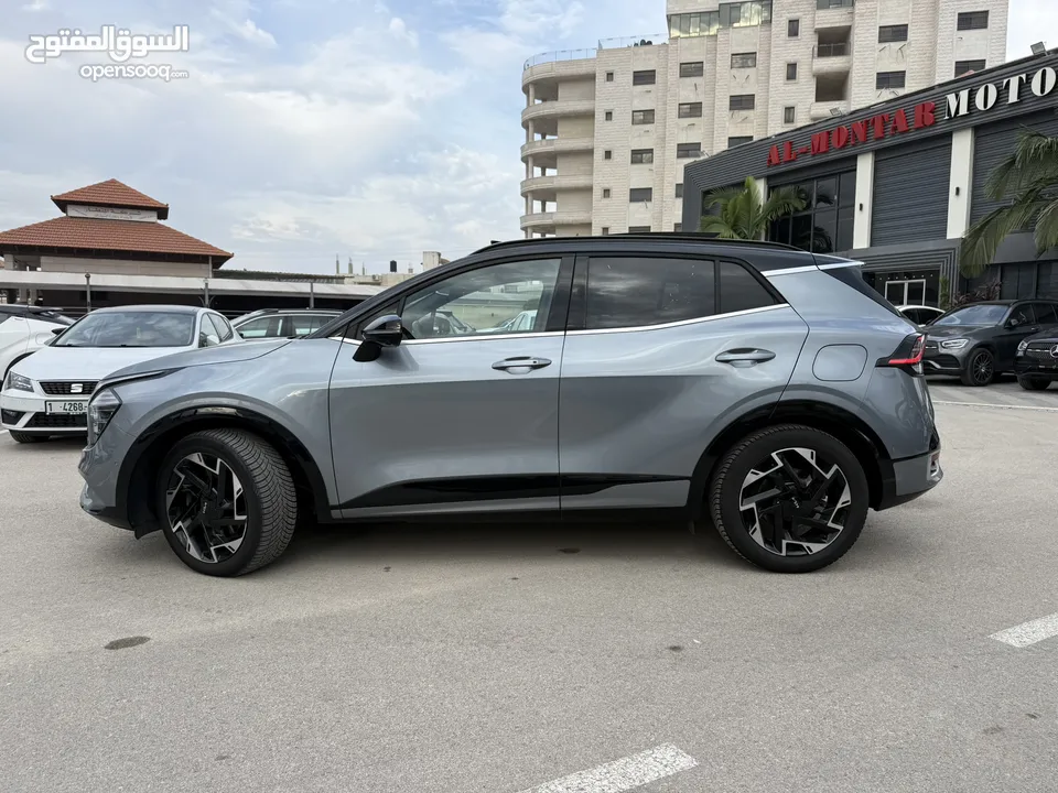 كيا سبورتاج GT Line ترخيص 2022 محرك 1600 هايبرد plug in/يقطع على الشحنه 65 كيلو متر  271 حصان