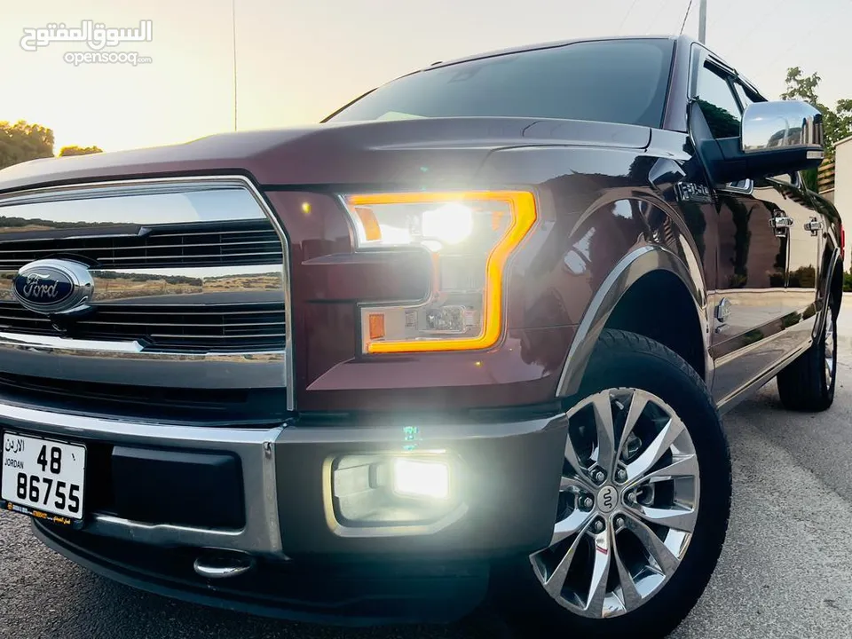 f150 KING RANCH   جديدة بمعنى الكلمة بدون اي حادث