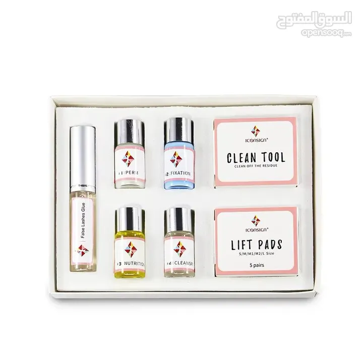 عرضنا بس لليوم  حرقنا سعر البكج   *بكج ‏ (LASH LIFT) رفع الرموش والحواجب الجديد في البيت