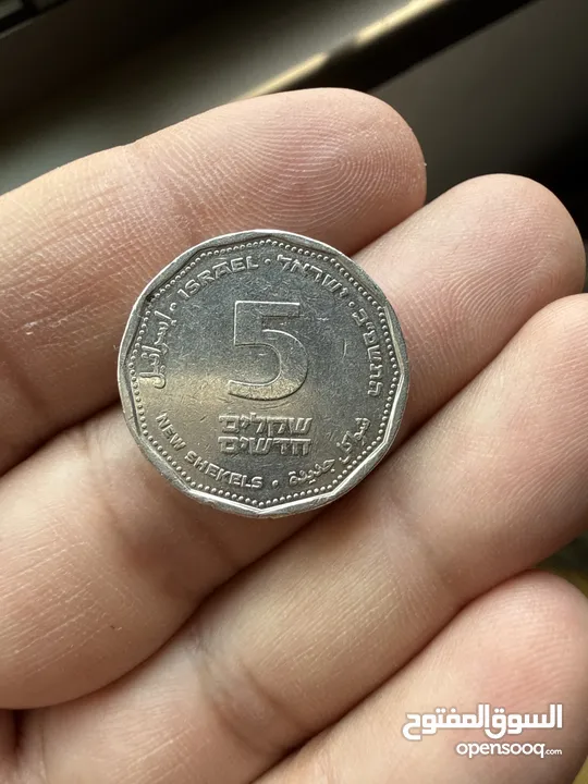 خمسة شيقل مع التقدير للبيع