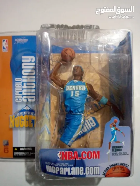 McFarlane NBA Series 6 Denver Nuggets Carmelo Anthony Action Figure NEW/SEALED
