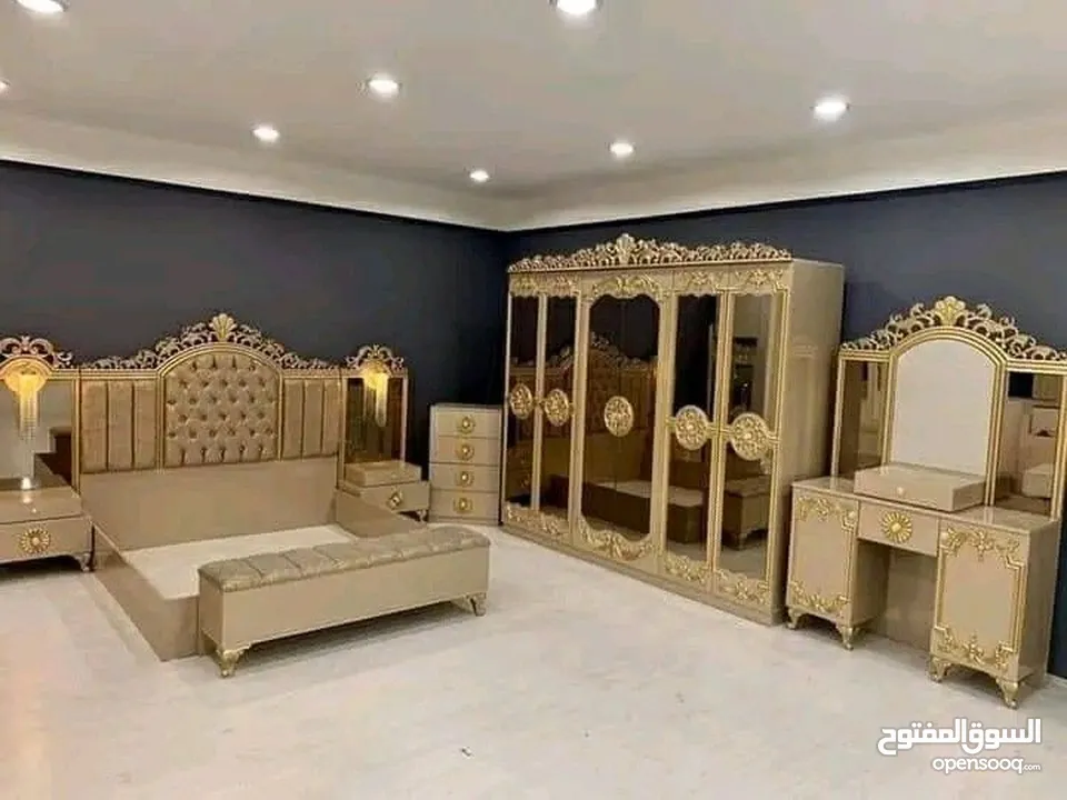 غرف نوم بتصميم حديث خشب ماليزي