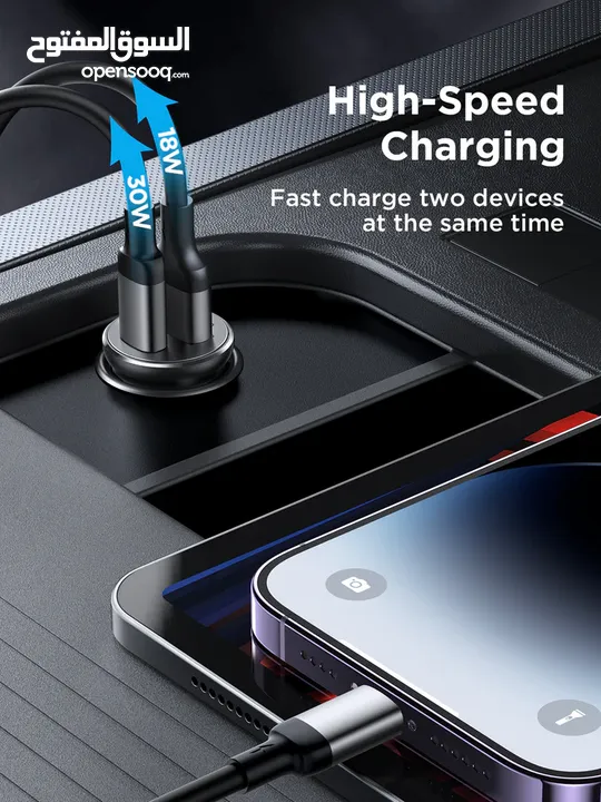 JR-CCN05 30W A+C mini Metal Car Charger