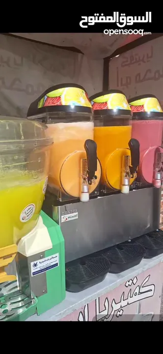 محطة مياه ومصنع مياه كراتين بالاضافه لقهوة