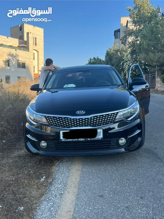 Kia k5 للبيع بلون اسود مميز وفحص مميز ، يد اولى!