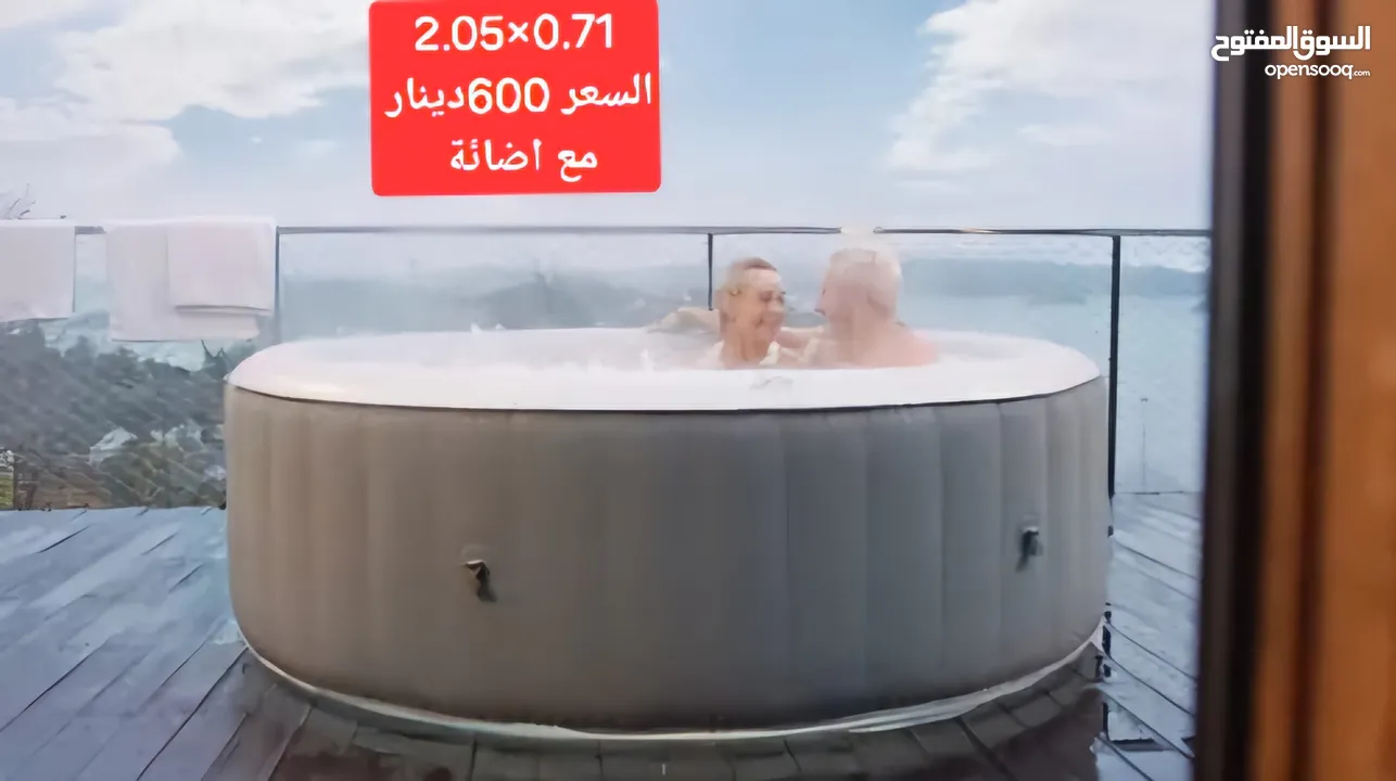 جاكوزي jacuzzi بعدة احجام اجمل جلسات الاسترخاء للمنازل ومراكز العلاج الطبيعي والتجميل