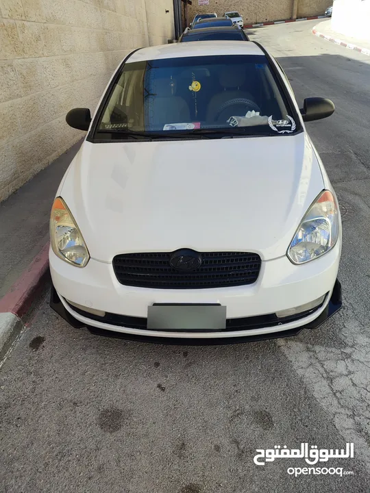 هونداي فيرنا موديل 2008 فحصها ألف  ماتور 1400cc افحص وين بدك