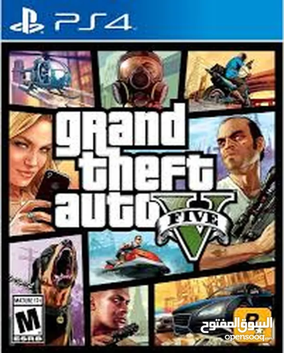 لعبة GTA5 PS4 edition