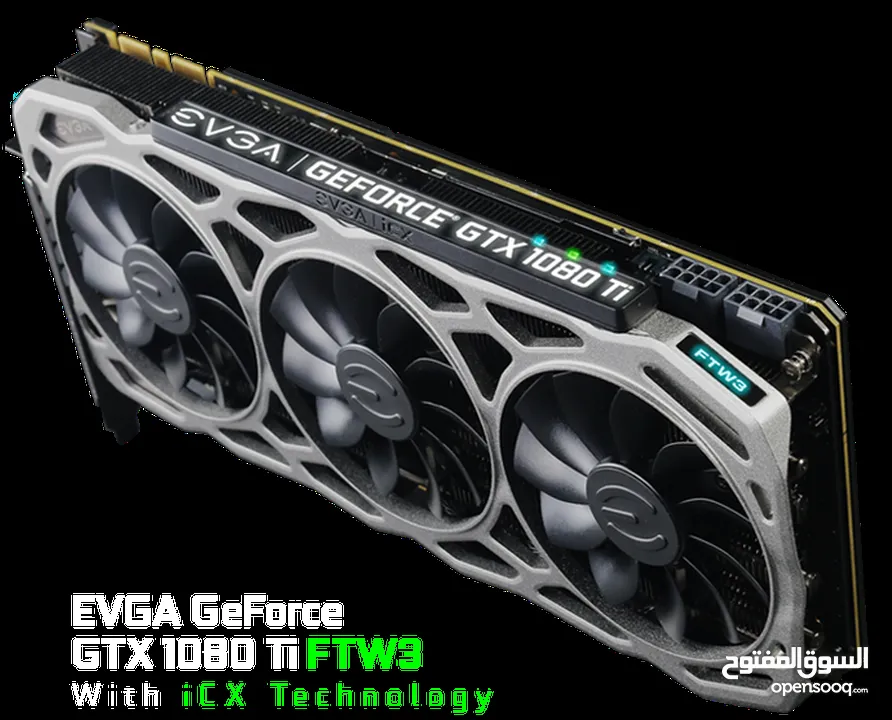 كرت شاشة القوي EVGA GeForce GTX 1080 Ti - (220600868) | السوق المفتوح