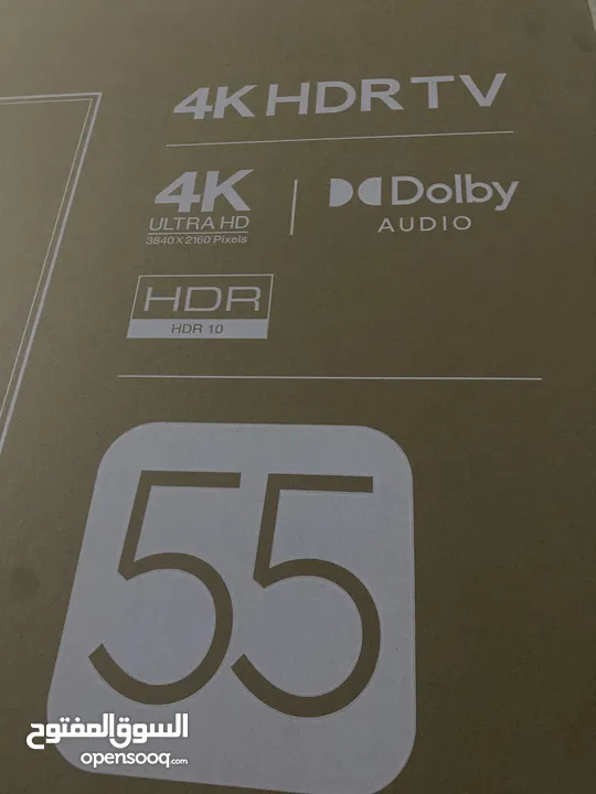 تلفاز TCL ،4k HDRTV,55 بوصه