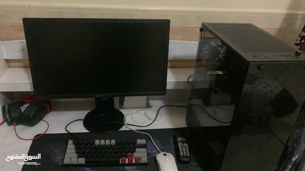 Gaming pc full set for sale in argent only for 1800 aed